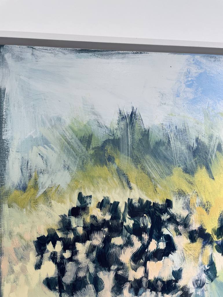 Original Landscape Abstract Painting by Claire Oxley