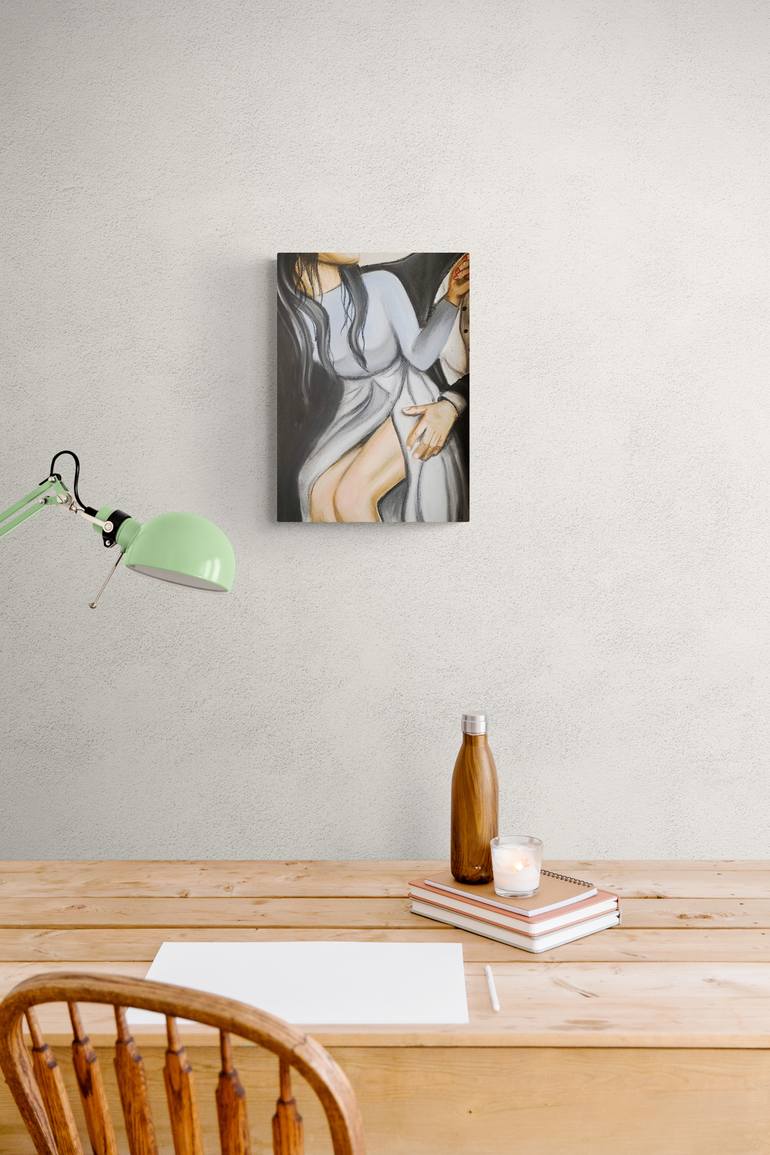 Original Figurative Love Drawing by Ep El