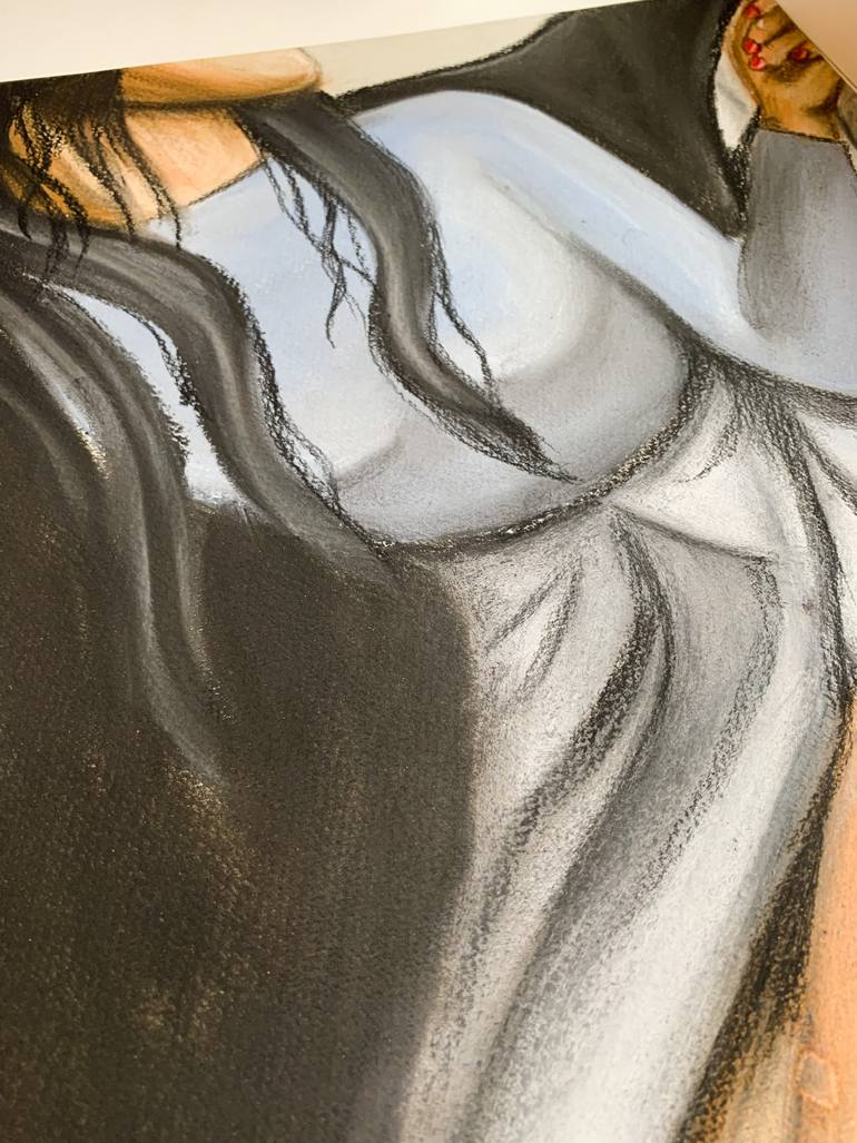 Original Figurative Love Drawing by Ep El