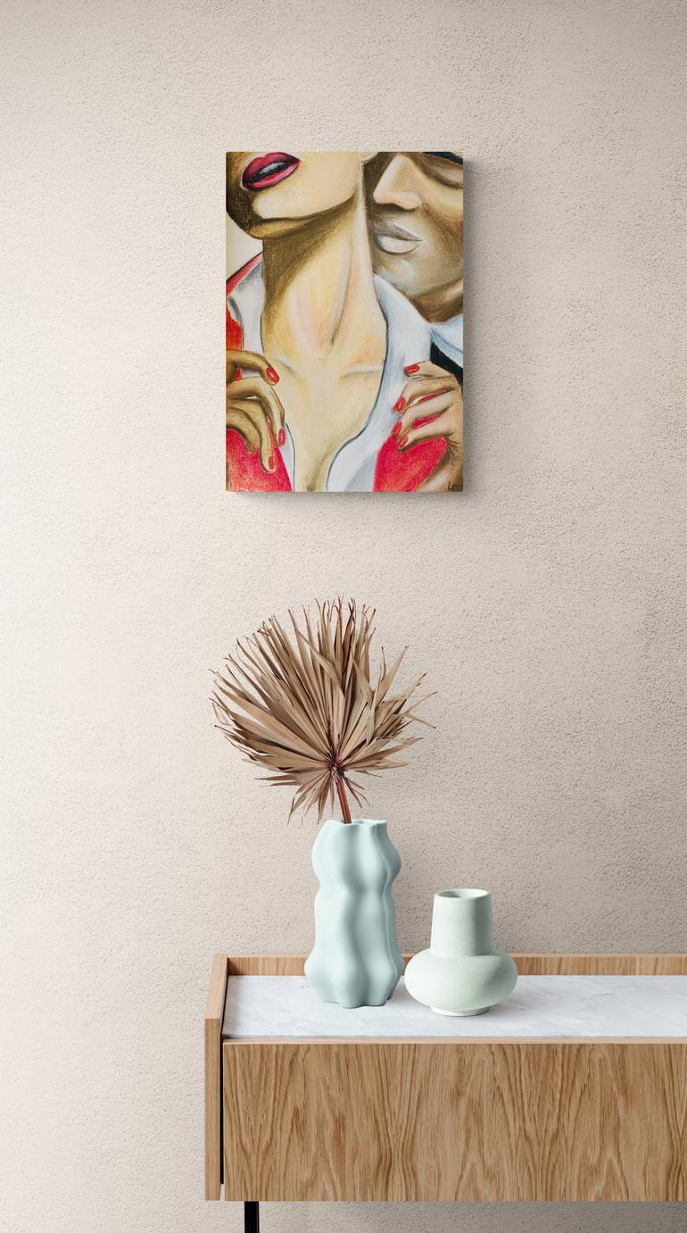 Original Figurative Love Drawing by Ep El