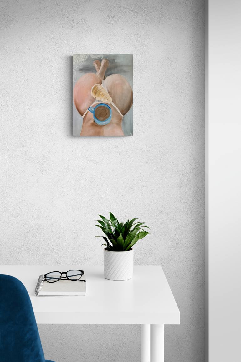Original Figurative Women Painting by Ep El