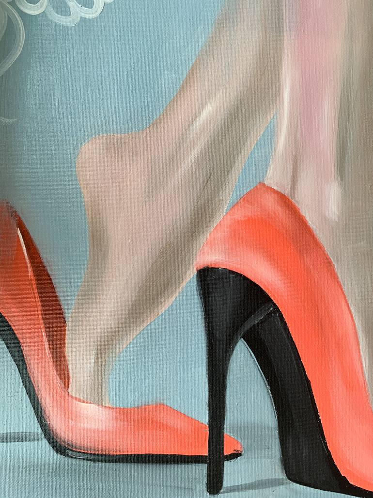 Original Abstract Women Painting by Ep El