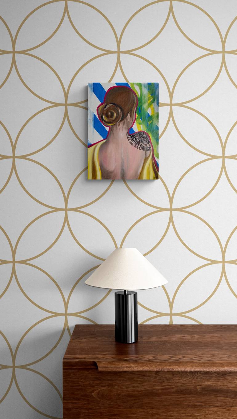 Original Abstract Women Painting by Ep El