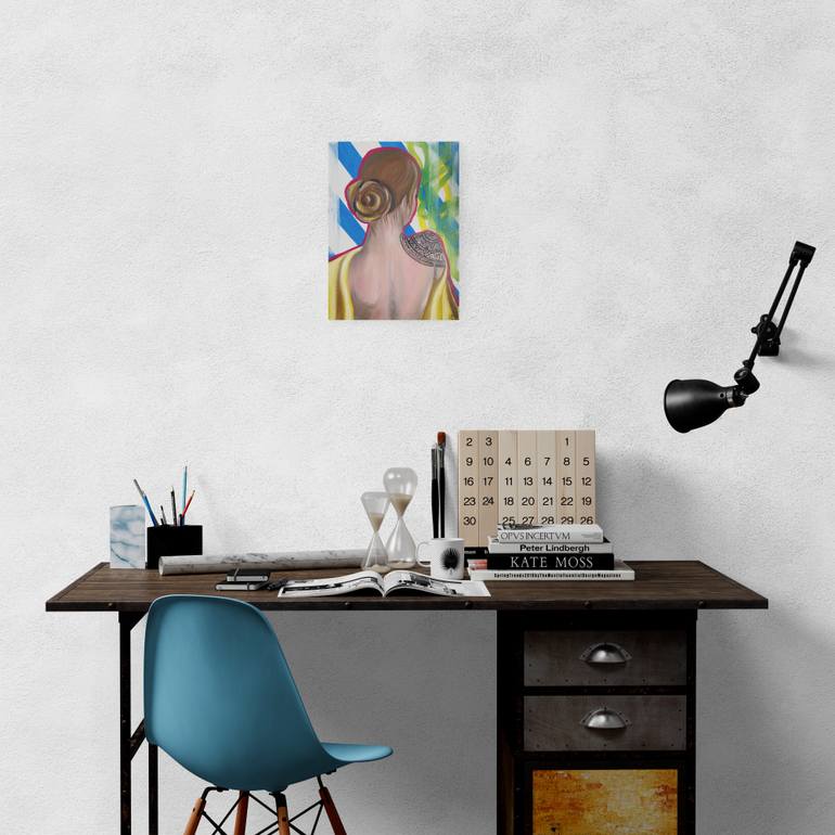 Original Abstract Women Painting by Ep El