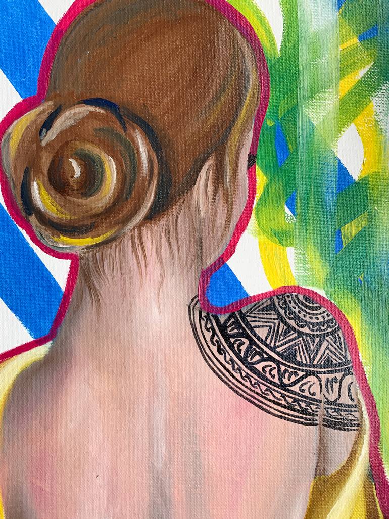 Original Abstract Women Painting by Ep El