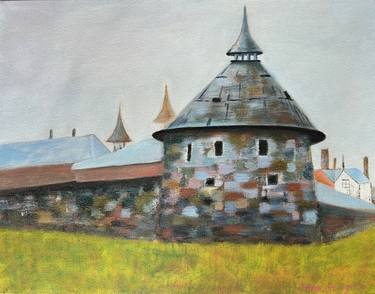 Original Folk Architecture Paintings by Yana Wiggins