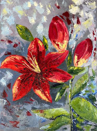 Original Impressionism Floral Paintings by Yana Wiggins