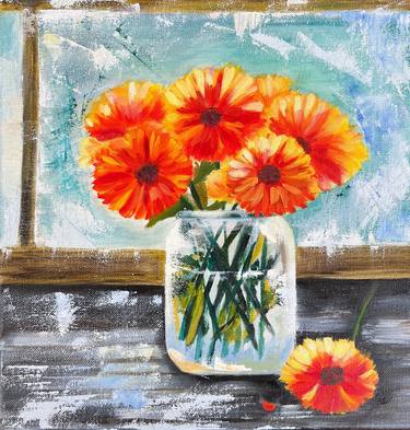 Original Conceptual Floral Paintings by Yana Wiggins