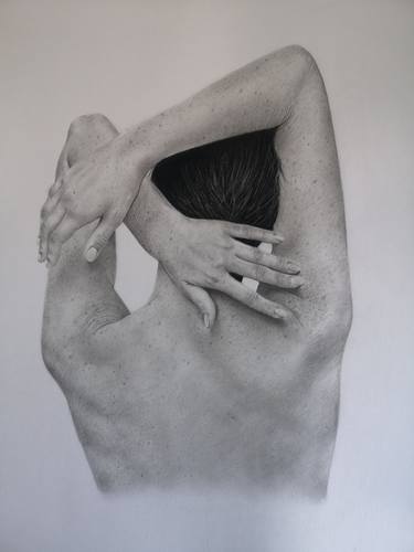 Original Figurative Body Drawings by Fantine Samaha