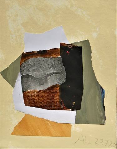 Original Abstract Collage by Adrian Lewis