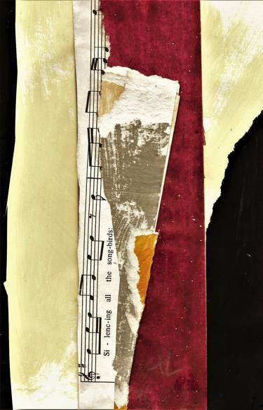 Original Abstract Collage by Adrian Lewis