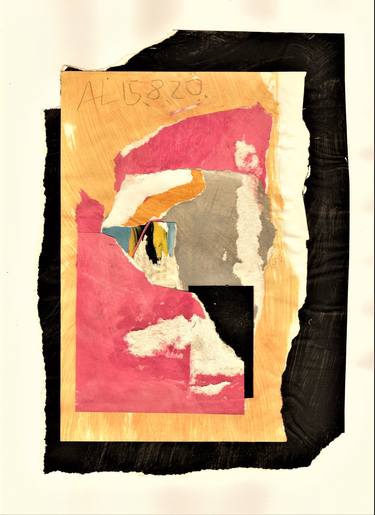 Original Abstract Collage by Adrian Lewis