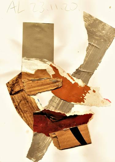 Original Abstract Collage by Adrian Lewis