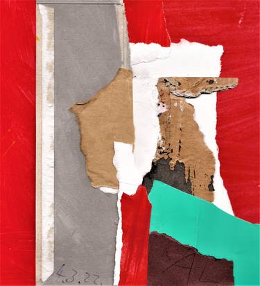 Original Abstract Collage by Adrian Lewis