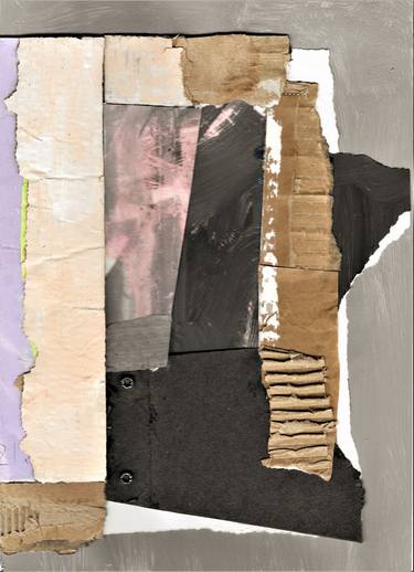 Original Abstract Collage by Adrian Lewis