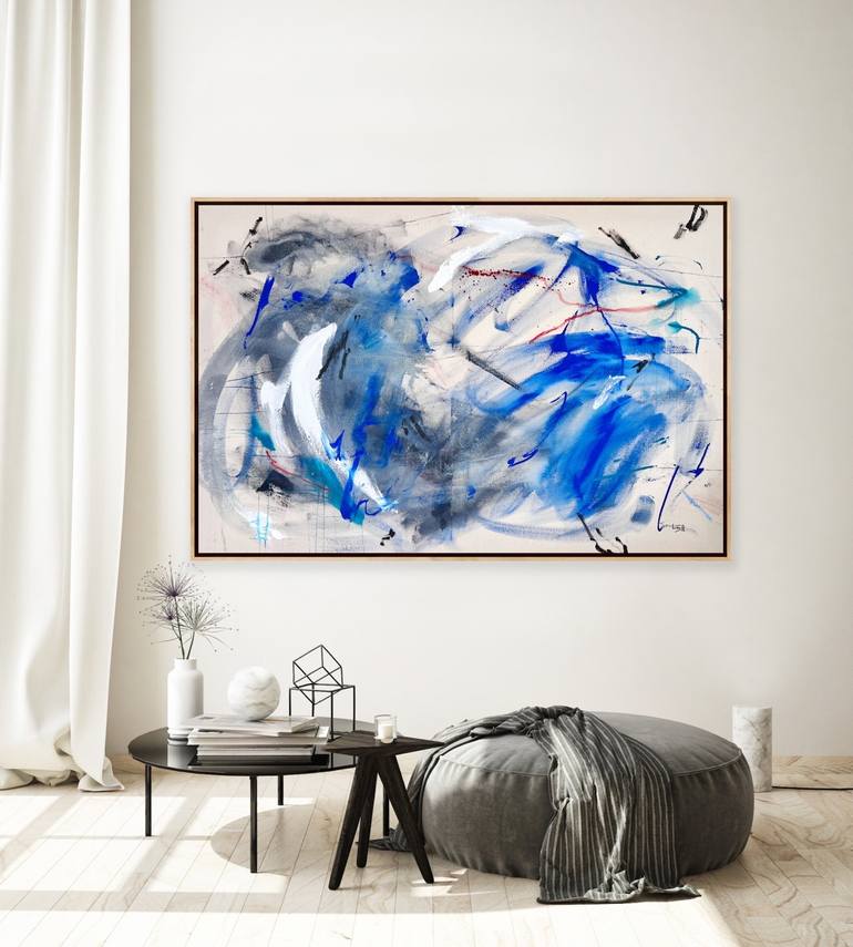 Original Abstract Expressionism Abstract Painting by Iryna Barsuk