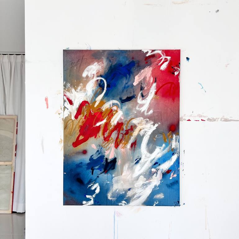 Original Abstract Expressionism Abstract Painting by Iryna Barsuk