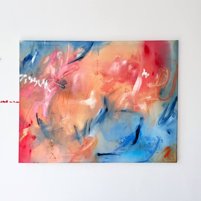 Original Abstract Expressionism Abstract Painting by Iryna Barsuk