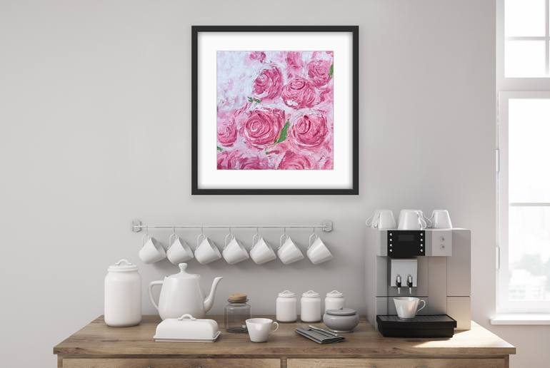 Original Figurative Floral Painting by Iryna Barsuk