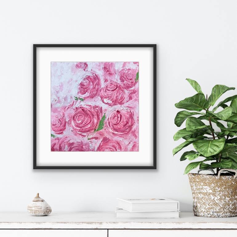 Original Figurative Floral Painting by Iryna Barsuk