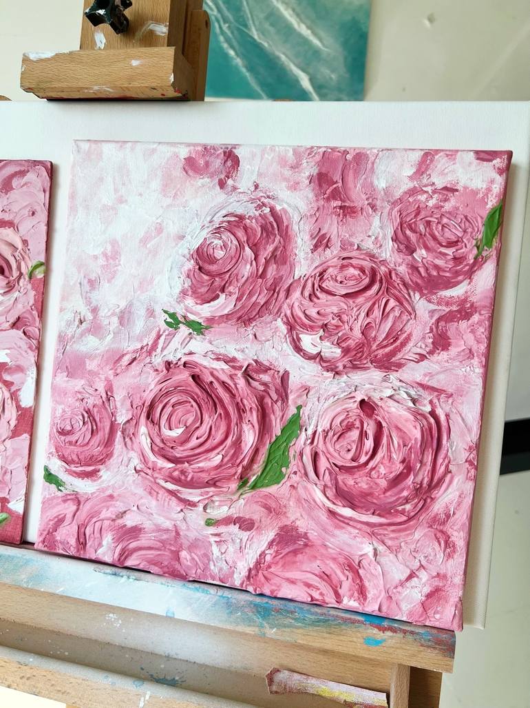 Original Fine Art Floral Painting by Iryna Barsuk