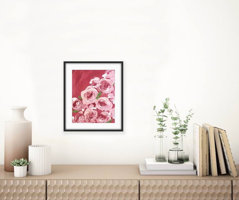 Original Figurative Floral Painting by Iryna Barsuk