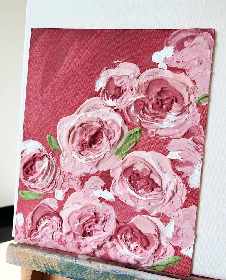 Original Figurative Floral Painting by Iryna Barsuk