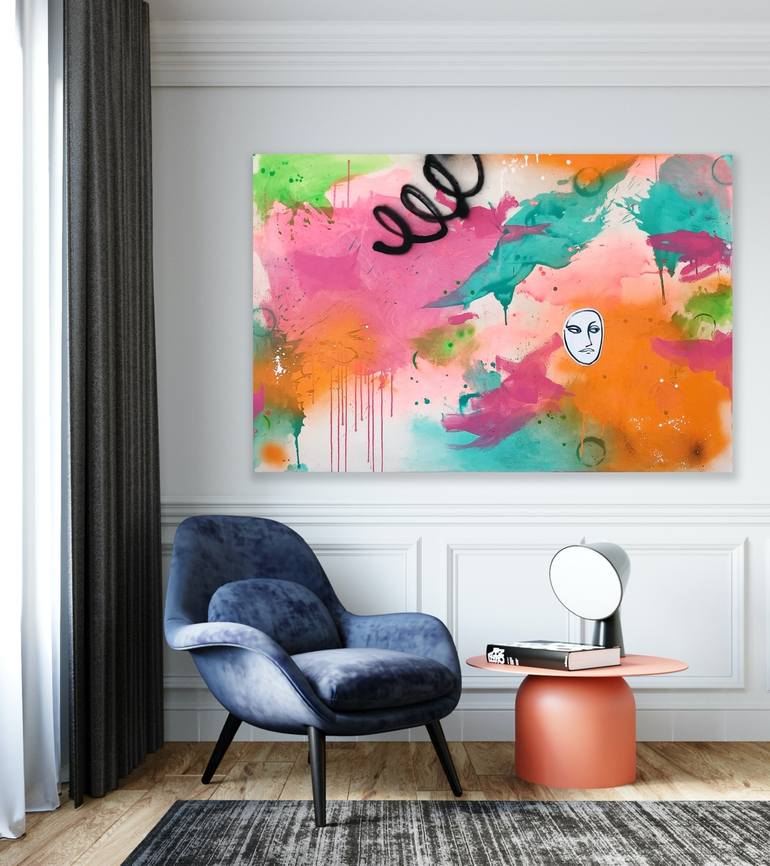 Original Illustration Abstract Painting by Iryna Barsuk