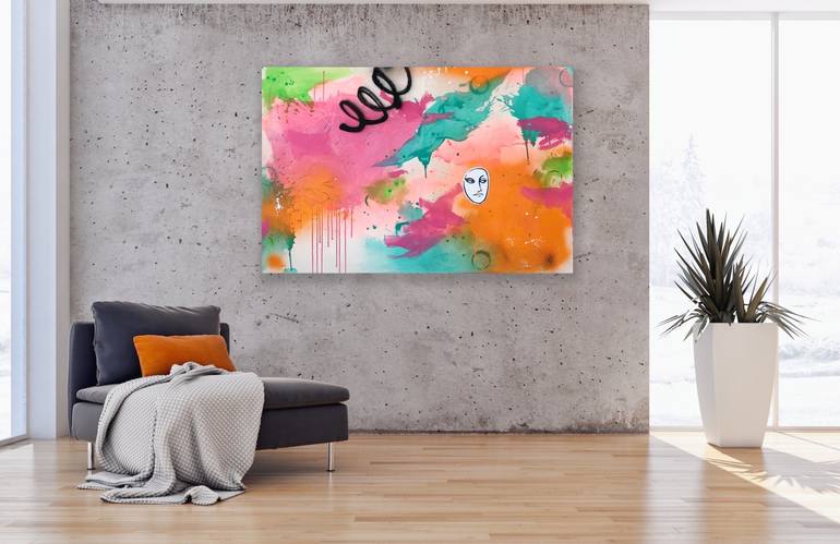 Original Illustration Abstract Painting by Iryna Barsuk