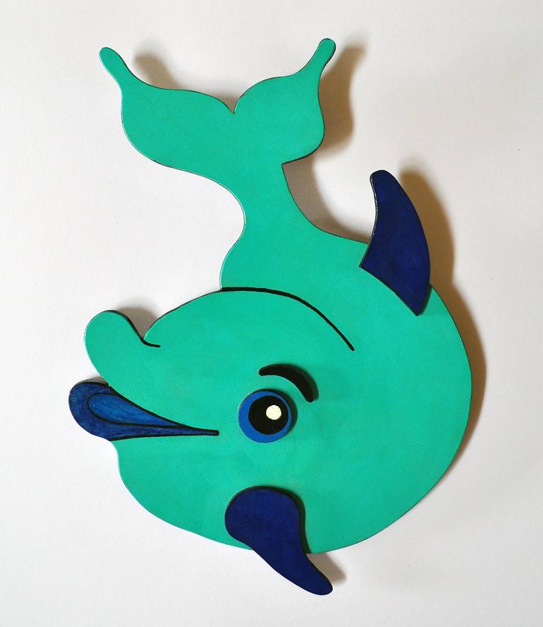 Original Fish Sculpture by Jozef Bloks