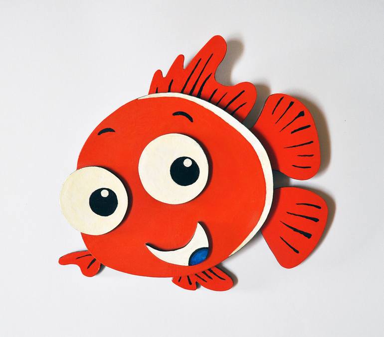 Original Contemporary Fish Sculpture by Jozef Bloks