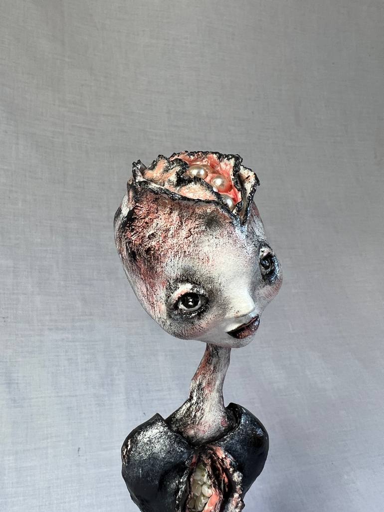 Original Surrealism Fantasy Sculpture by Mahtab Grimshaw