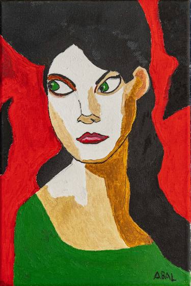 Original Women Painting by ABAL ALESSANDRO ABRUSCATO