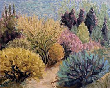 Original Impressionism Landscape Paintings by Mina Afra