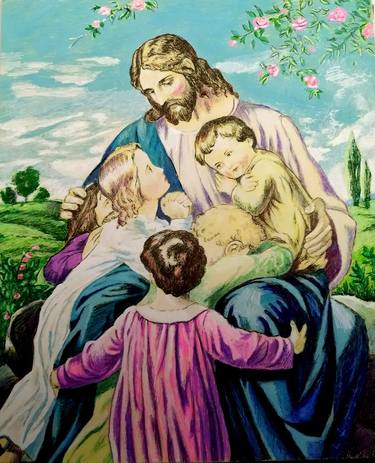 Jesus with children thumb