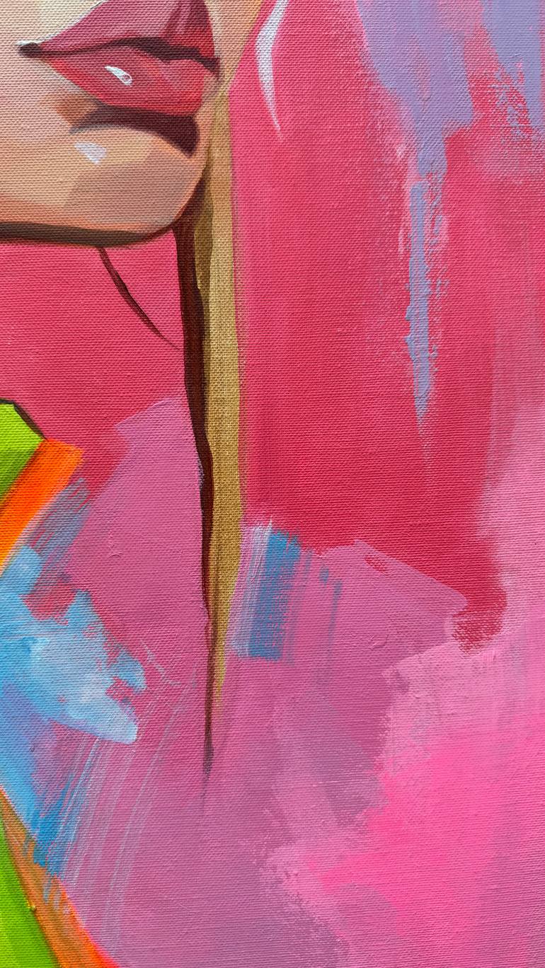 Original Expressionism Children Painting by Mariia Kotiuzhynska