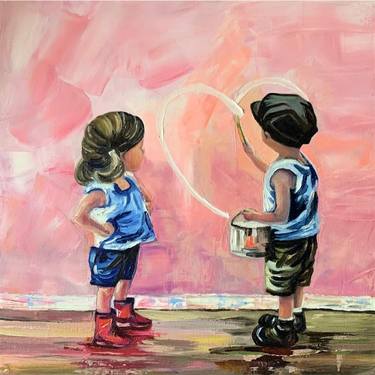 Original Children Paintings by Marusja Kotiuzhynska