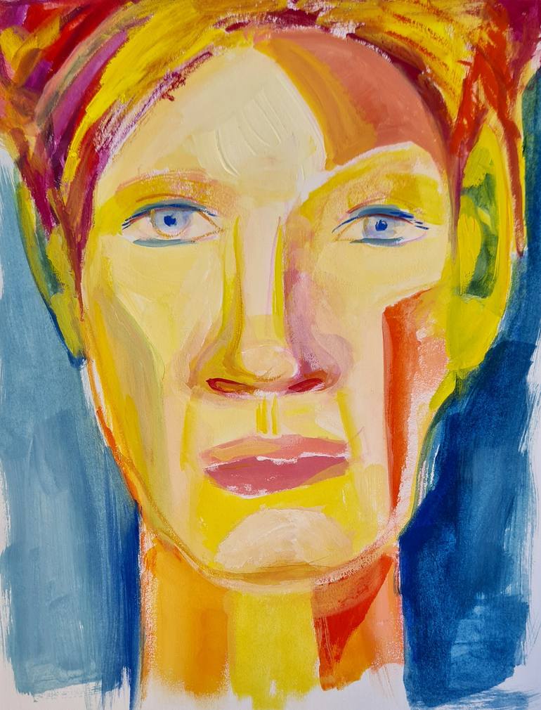 How she feel herself Painting by Kristin Kanna | Saatchi Art