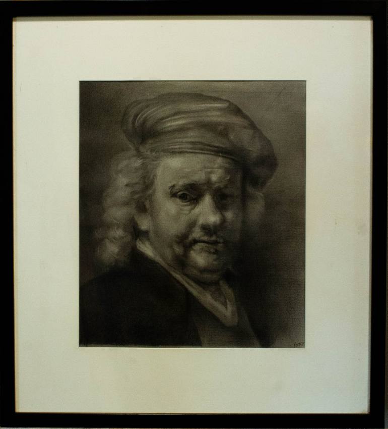 Original Portraiture Portrait Drawing by Sanjay Gangadharan