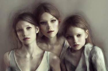 Original Fine Art Family Digital by Ziyi Xno