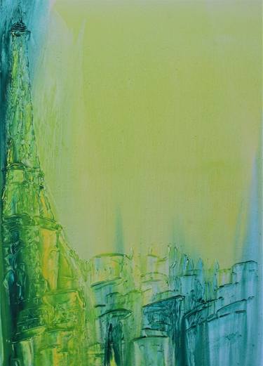 Original Abstract Expressionism Landscape Paintings by Markus Wanger