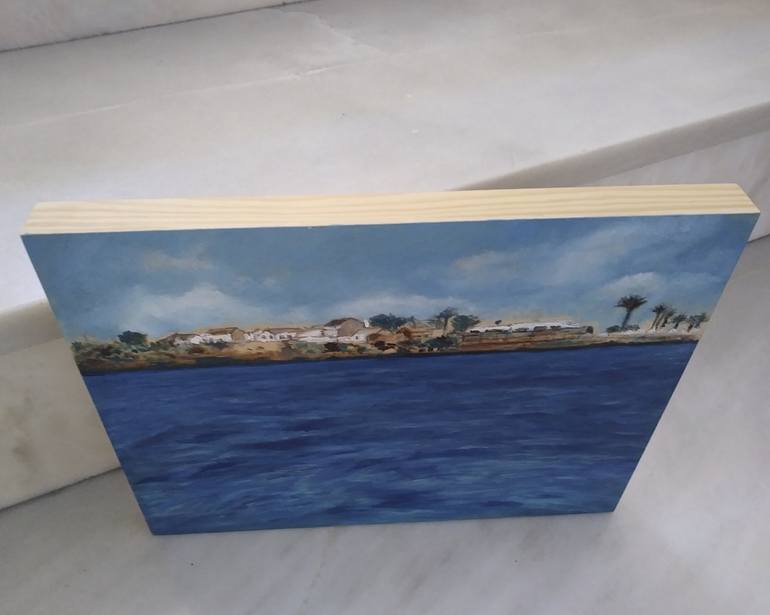 Original Impressionism Seascape Painting by Pura Gil