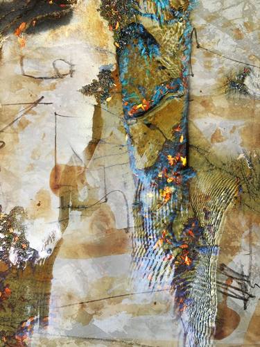 Original Abstract Mixed Media by Norman Ritchie