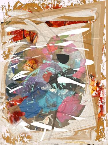 Print of Abstract Mixed Media by Norman Ritchie