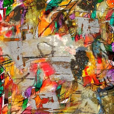 Print of Abstract Mixed Media by Norman Ritchie