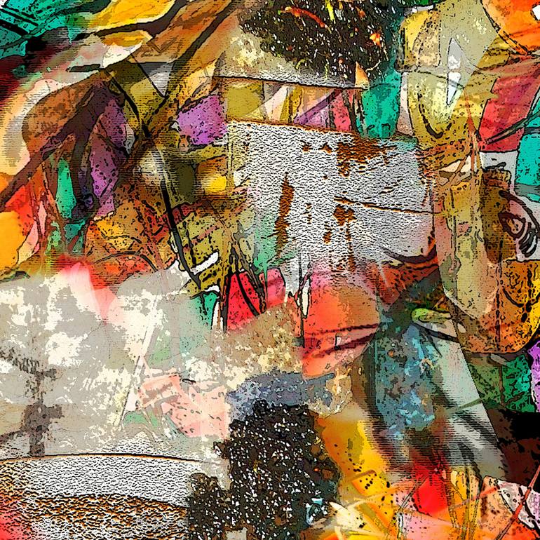 Original Abstract Mixed Media by Norman Ritchie