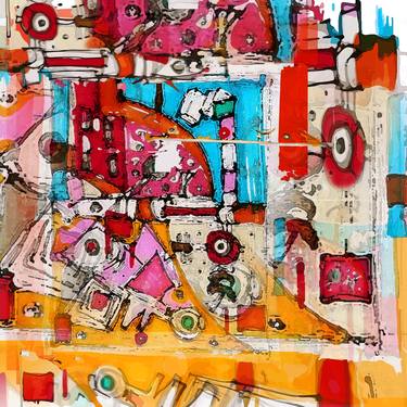 Print of Abstract Expressionism Abstract Mixed Media by Norman Ritchie