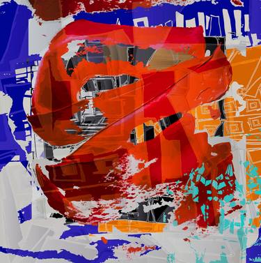 Original Abstract Expressionism Abstract Digital by Norman Ritchie