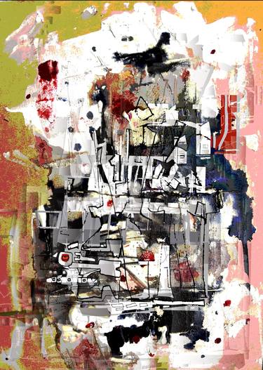 Print of Abstract Expressionism Abstract Digital by Norman Ritchie