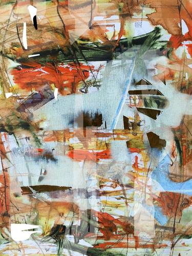 Print of Abstract Expressionism Abstract Mixed Media by Norman Ritchie